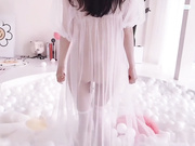 粉色情人- 白丝母狗肛塞骑乘内射 蜜穴流出浓精