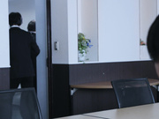 [JUQ-720] 人妻秘書、汗と接吻に満ちた社長室中出し性交 卑猥なLcupと甘いフェイスの秘書登場。 庵ひめか - 4of5