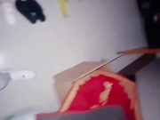 兄妹乱伦❤️意淫自己妹妹，爸妈睡着后拉着妹妹在天台做爱，面对城市的夜景后入蜜桃臀小穴抽插喷射