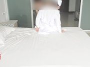 推特网黄，巨乳人妻露脸熟女【赤鳞狂舞】系列⒅，黑丝护士装窗台边肏到床上，无套内射4K画质