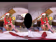 Xmas porn Amirah Adara in a cozy sexy vid