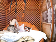 情趣吊环房偷拍美女被男友各种姿势爆操狠狠干