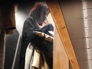 外站最新流出国内某潮牌服装店更衣室TP火辣红发靓妹试穿衣服透明内裤阴毛上翘还伸手挠一挠