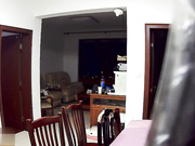 家庭网络摄像头TP白领小夫妻 女的洗完澡裸身出来，可惜摄像头没在浴室里 对白清晰