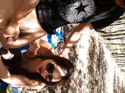 【全網推薦】網紅美女小曼玉穿著黑絲紅高跟郊外山上和老鐵網友啪啪野戰 主動翹臀求操幹得高潮直叫求饒 1080P高清無水印