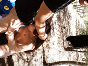 【全網推薦】網紅美女小曼玉穿著黑絲紅高跟郊外山上和老鐵網友啪啪野戰 主動翹臀求操幹得高潮直叫求饒 1080P高清無水印