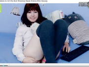 CB站清纯混血妹子电击秀